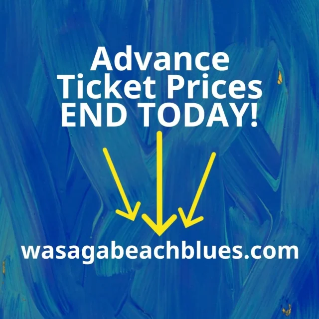 Advance ticket prices end today! See you at the festival.😎🌊
For tickets and more, see the link in our bio.

#bluesinthebeach #escarpmentbluessociety #cdnheritage #BringHomeTheWin #ENBFuelingFutures #liuna183 #bluesfestivalguide #bluesinthebeach #explorewasagabeach #experiencesimcoecounty #olg Music: Angelica Jones