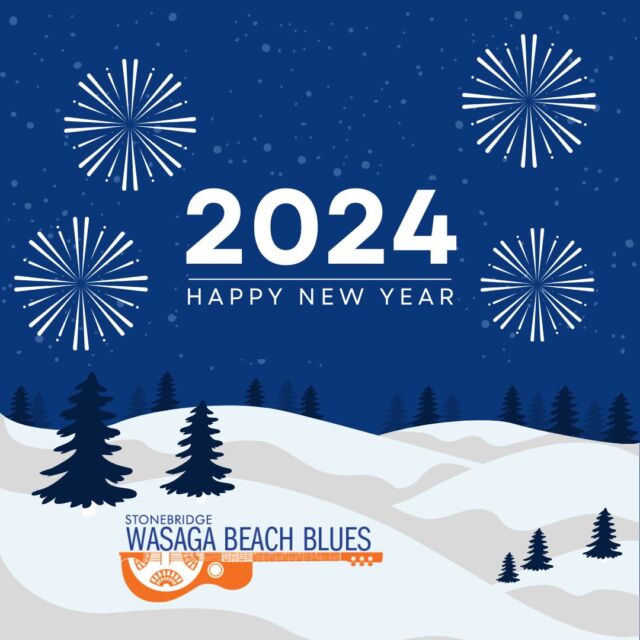 Wishing you and yours a spectacular 2024. Happy New Year!

See you September 13-15, 2024 for another great weekend of the blues.

#wasagabeachblues #HappyNewYear #bluesinthebeach