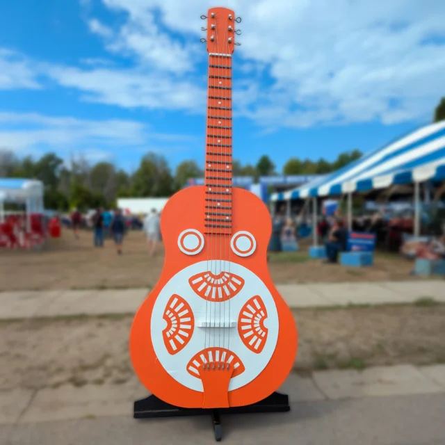 Now that you've had time to go through all the great pics you took at this year's festival, we'd like see any you took with our BIG ORANGE GUITAR! Share them with us and we'll start a gallery of all you FABULOUS FANS! We know you're out there. Thanks for making 2025 a record breaking year for @stonebridgewasagabeachblues 

#bluesinthebeach 
#bigorangeguitar