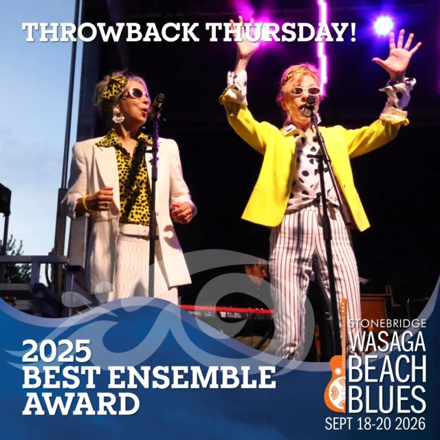 From 2025! So not much of a throwback, but if you were there, you'll remember these ladies had the "look". We hope you'll all bring yourselves and your finest "looks" to this year's festival. We can't wait to see you all again.😎🌊

 #royallepagenorth #pukkaorchestra #helloblueslovers #bluesinthebeach #townofwasagabeach