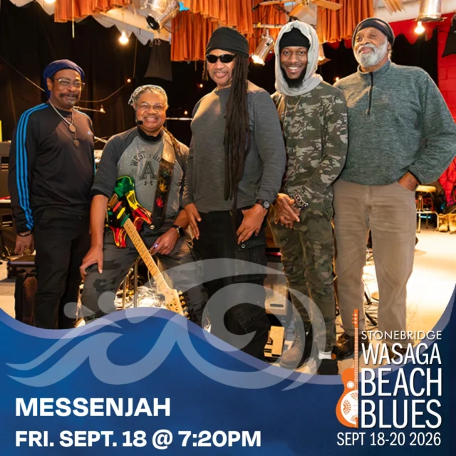 Messenjah (@messenjahoriginal)  are the pioneers of Canadian Reggae! Formed back in the early 80s, this JUNO-nominated powerhouse made history as the first reggae band in the country to be signed by a major label. They’ve spent decades spreading messages of social justice, unity, and "one love" from California to Jamaica and right back here to Ontario. They’ve got the grooves to make you move and the soul to lift your spirit. Get ready for some heavy bass, sweet harmonies, and pure roots culture.

Get your tickets today and we'll see you there! 😎🌊 See the link in our bio for tickets.

#liuna183 #bluesfestivalguide #bluesinthebeach #explorewasagabeach #experiencesimcoecounty #royallepagenorth #stonebridgetowncentre #messenjah