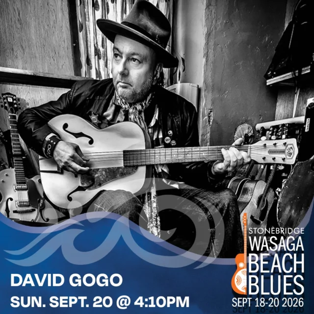 Six-time JUNO Award nominee and legendary Canadian guitar virtuoso David Gogo  @gogoguitar  is officially headed to our stage on Sunday, September 20, 2026, at 4:10 PM. Get ready for an incredible afternoon of blistering guitar work, gritty vocals, and soulful blues from one of the absolute best in the business. Ultimately, his music is characterized by its diversity, live-performance feel, and a massive dose of guitar-driven fun.

Get your tickets today and we'll see you there! 

https://wasagabeachblues.com/festival-tickets/

#liuna183 #bluesfestivalguide #bluesinthebeach #explorewasagabeach #experiencesimcoecounty #royallepagenorth #stonebridgetowncentre #bringhomethewin #davidgogo