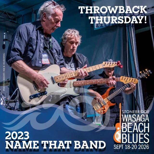 Were you at the festival in 2023? Can you NAME THE BAND? Get your tickets before advance ticket pricing ends August 31st. We hope to see you at this year's festival enjoying live music on our stages. See you there!.😎🌊

 #bluesinthebeach #experiencesimcoecounty #LiUNA183 #townofwasagabeach #lukeandtheapostles