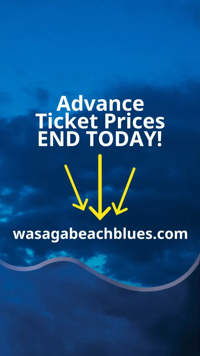 Advance ticket prices end TODAY! Buy now and SAVE. See you at the festival.😎
For tickets and more, see the link in our bio.
#bluesinthebeach 
Music: Bigmotorgasoline